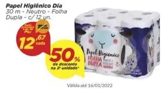 Dia Papel Higiénico Dia 30m c/12 un oferta