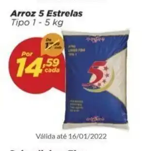 Arroz 5 Estrelas tipo 1 5kg