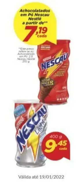 Dia Achocolatado em po Nescau Nestle oferta