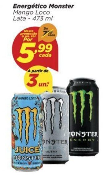 Dia Energetico Monster 473ml oferta