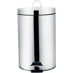 Benoit Lixeira de Aço Inox com Pedal MOR Agata 12 Litros oferta