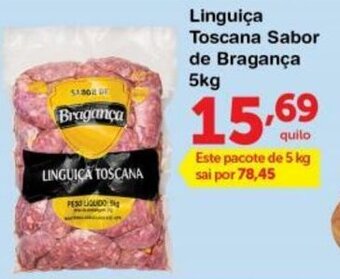 Roldão Linguica Toscana Sabor de Braganca 5kg oferta