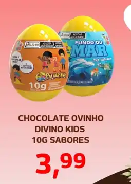 Cercadão Chocolate ovinho divino kids sabores oferta