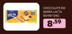 Supermercados Guanabara Chocolate em barra lacta oferta