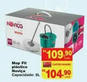 Mop fit plástico noviça
