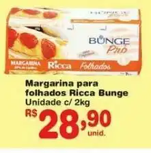 Sam's Club Margarina para folhados ricca bunge 2kg oferta