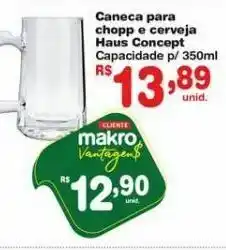 Sam's Club Caneca para chopp e cerveja haus concept oferta