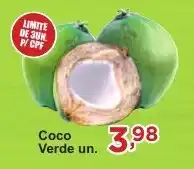 Rossi Supermercado Coco Verde un. oferta