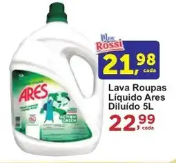 Rossi Supermercado Lava Roupas Líquido Ares Diluído oferta