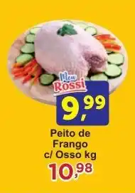 Rossi Supermercado Peito de Frango c/ Osso oferta