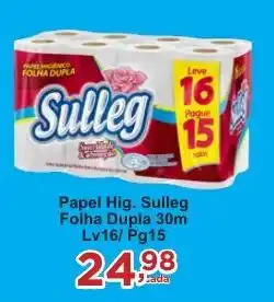 Rossi Supermercado Papel Hig. Sulleg Folha Dupla 30m oferta