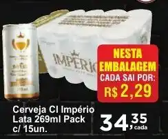 Rossi Supermercado Cerveja CI Império Lata oferta