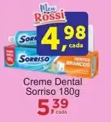 Rossi Supermercado Creme Dental Sorriso oferta