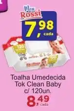 Rossi Supermercado Toalha Umedecida Tok Clean Baby c/ 120un. oferta