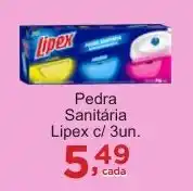 Rossi Supermercado Pedra Sanitária Lipex c/ 3un. oferta