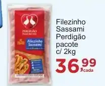 Rossi Supermercado Filezinho Sassami Perdigão pacote oferta