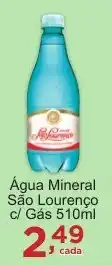 Rossi Supermercado Água Mineral São Lourenço c/ Gás oferta