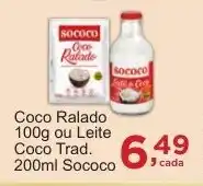 Rossi Supermercado Coco Ralado ou Leite Coco Trad. Sococo oferta