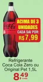 Rossi Supermercado Refrigerante Coca Cola Zero ou Original Pet oferta