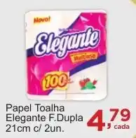 Rossi Supermercado Papel Toalha Elegante F.Dupla 21cm c/ 2un. oferta