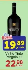 Rossi Supermercado Vinho Tinto Pérgola oferta