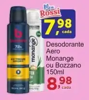 Rossi Supermercado Desodorante Aero Monange ou Bozzano oferta
