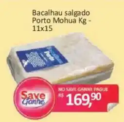 Supermercados Savegnago Bacalhau salgado Porto Mohua oferta