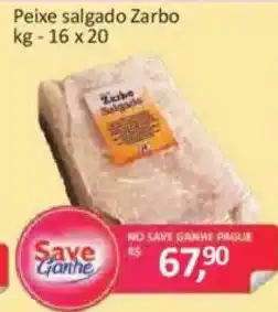 Supermercados Savegnago Peixe salgado Zarbo oferta