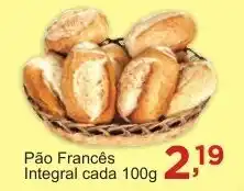 Rossi Supermercado Pão Francês Integral cada oferta
