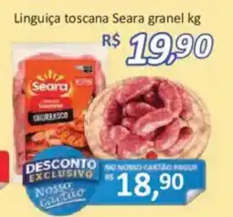 Supermercados Savegnago Linguiça toscana Seara granel oferta