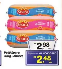 Fort Atacadista Patê Seara Sabores oferta