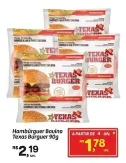 Fort Atacadista Hambúrguer Bovino Texas Burguer oferta
