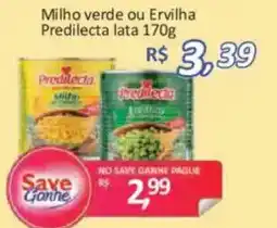 Supermercados Savegnago Milho verde ou Ervilha Predilecta lata oferta