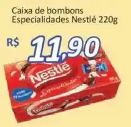 Supermercados Savegnago Caixa de bombons Especialidades Nestlé oferta