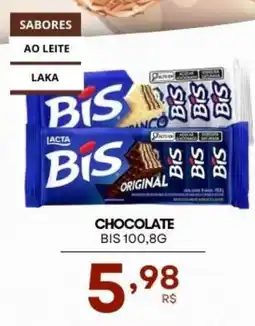 Mercadão Atacadista Chocolate bis lacta oferta