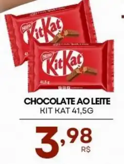 Mercadão Atacadista Chocolate ao leite kit kat oferta
