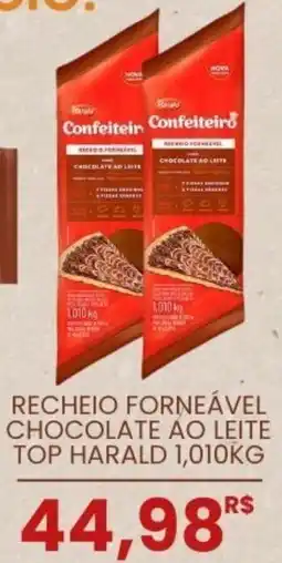 Mercadão Atacadista Recheio forneável chocolate ao leite top harald oferta