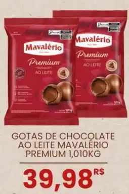 Mercadão Atacadista Gotas de chocolate ao leite mavalério premium oferta
