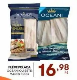 Mercadão Atacadista Filé de polaca oceani ou sete mares oferta