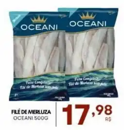 Mercadão Atacadista Filé de merluza oceani oferta