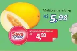 Supermercados Savegnago Melão amarelo oferta