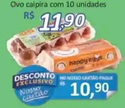 Supermercados Savegnago Ovo caipira com 10 unidades oferta