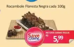 Supermercados Savegnago Rocambole Floresta Negra cada oferta