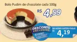 Supermercados Savegnago Bolo Pudim de chocolate cada oferta