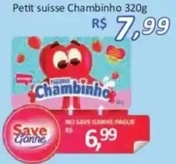 Supermercados Savegnago Petit suisse Chambinho oferta