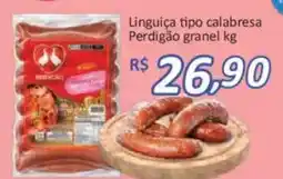 Supermercados Savegnago Linguiça tipo calabresa Perdigão granel oferta