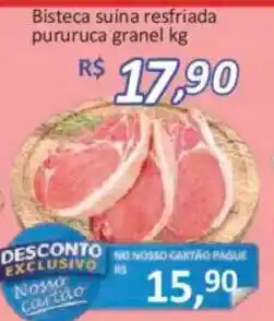 Supermercados Savegnago Bisteca suína resfriada pururuca granel oferta