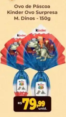 Supermercado Pastorinho Ovo de Páscoa Kinder Ovo Surpresa M. Dinos oferta