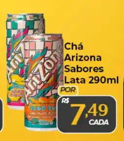 X Supermercados Chá Arizona Sabores Lata oferta