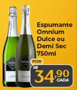 X Supermercados Espumante Omnium Dulce ou Demi Sec oferta
